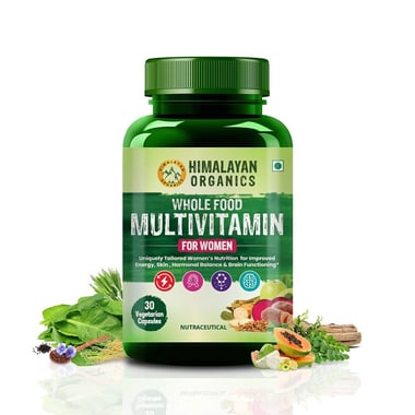 Vlado's Himalayan Organics Whole Food Multivitamin for Women, 30 veggie capsule(s) Natural