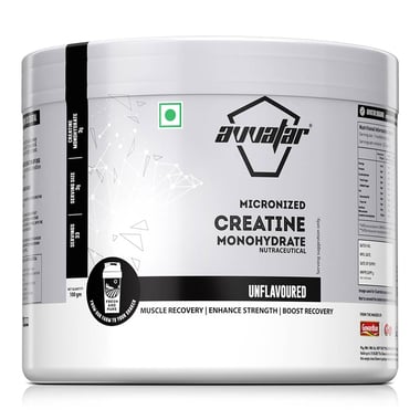 Avvatar Micronized Creatine Monohydrate,  Unflavoured  0.22 lb 
