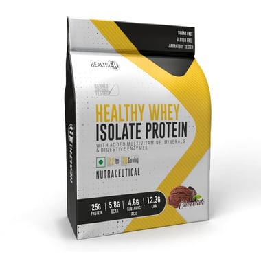 HealthER Healthy Whey Isolated Protein, 2.2 lb Chocolate