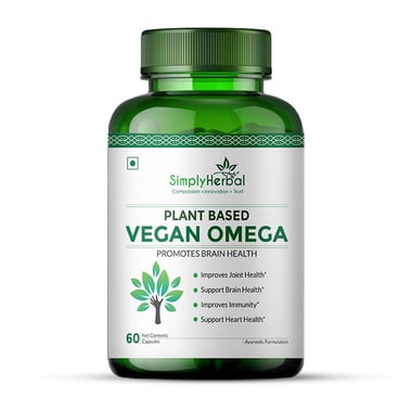 Simply Herbal Vegan Omega 500mg, 60 capsules