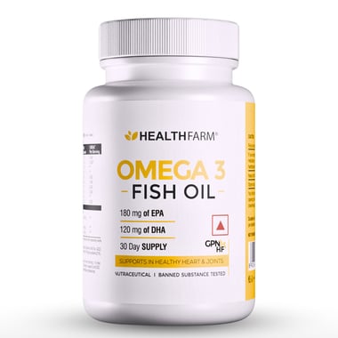 Healthfarm Omega 3 Fish Oil, 30 capsules