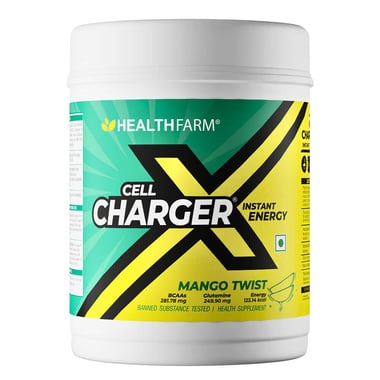 Healthfarm Cell Charger Instant Energy,  2.2 lb  Mango Twist 