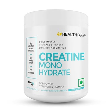 Healthfarm Creatine Monohydrate, Unflavoured 0.55 lb