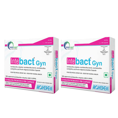 Dr. Morepen Intebact Gyn, 10 capsules Unflavoured (Pack of 2)