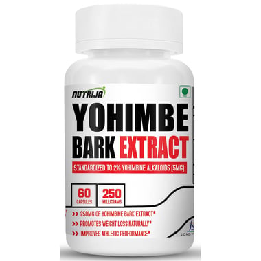 NutriJa Yohimbe Bark Extract, 60 capsules Unflavoured