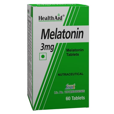 HealthAid Melatonin (3 mg), 60 tablet(s) Unflavoured