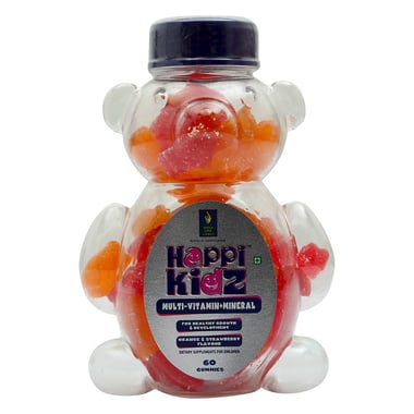 British Life Sciences Happi Kidz Multivitamin & Mineral, 60 gummies Orange & Strawberry