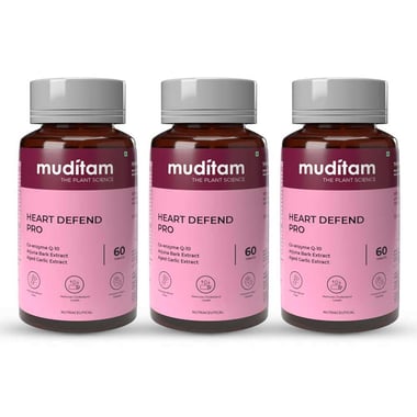 Muditam Heart Defend Pro (Pack of 3),  60 tablet(s) 