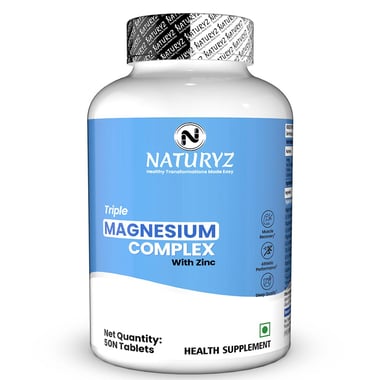 Naturyz Triple Magnesium Complex with Zinc, Unflavoured 50 tablet(s)