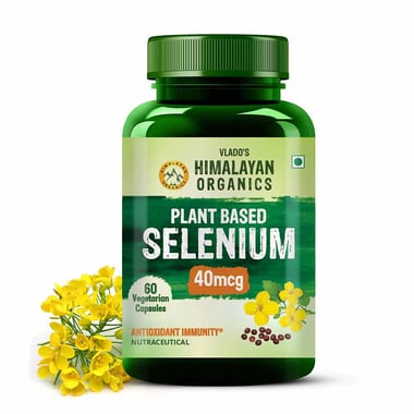 Vlado's Himalayan Organics Plant Based Selenium 40mcg,  60 veggie capsule(s) 