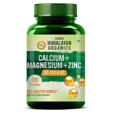 Vlado's Himalayan Organics Calcium+Magnesium+Zinc, 120 tablet(s) Unflavoured