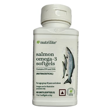 Amway Nutrilite Salmon Omega-3,  60 softgels 