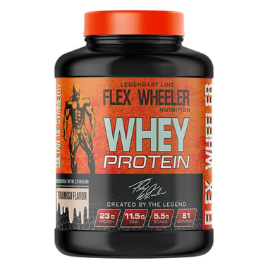 Flex Wheeler Nutrition Whey Protein, 5 lb Tiramisu