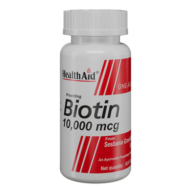 HealthAid Biotin 10000µg, 60 tablet(s) Unflavoured