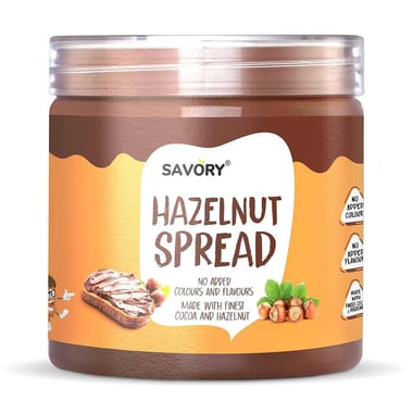 Savory Hazelnut Spread,  Chocolate  400 g 