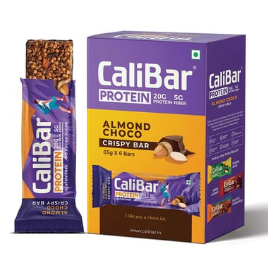 Calibar Protein Bar 20g Protein, 6 bar(s) Almond Choco