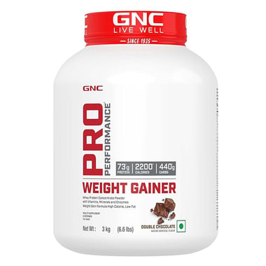 GNC Pro Performance Weight Gainer, 6.6 lb Double Chocolate