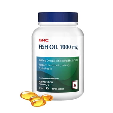 GNC Fish Oil (1000 mg), 90 softgels