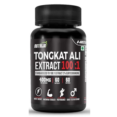 NutriJa Tongkat Ali Extract, 60 capsules