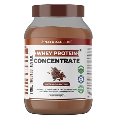 NATURALTEIN Whey Protein Concentrate, 2.2 lb Caffe Mocha