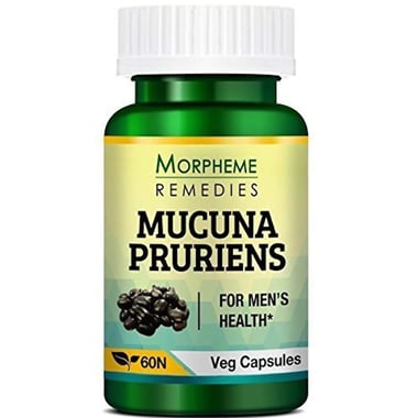 Morpheme Remedies Mucuna Pruriens (500 mg),  60 veggie capsule(s) 