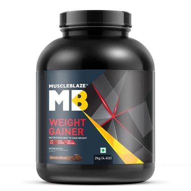 MuscleBlaze Weight Gainer with Added Digezyme,  4.4 lb  Chocolate 