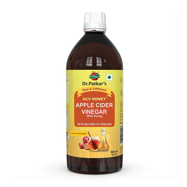 Dr. Patkar's Apple Cider Vinegar, 0.5 L Honey