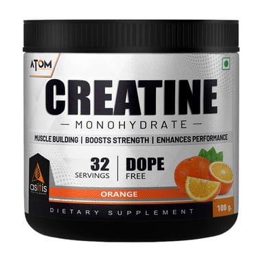 AS-IT-IS Nutrition ATOM Creatine Monohydrate,  Orange  0.22 lb 