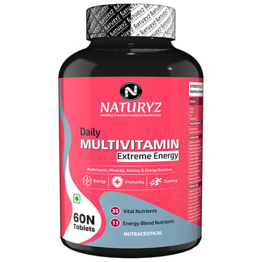 Naturyz Daily Multivitamin Extreme Energy, 60 tablet(s) Unflavoured