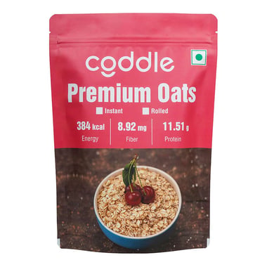 Coddle Premium Rolled Oats, 500 g Unflavoured