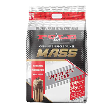 Pole Nutrition Mass Gainer, 12 lb Chocolate Fudge
