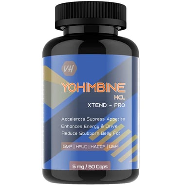 Vitaminhaat Yohimbine HCL Xtend - Pro,  60 capsules  Unflavoured 