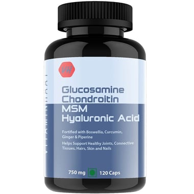 Vitaminhaat Glucosamine Chondroitin MSM Hyaluronic Acid, 120 capsules