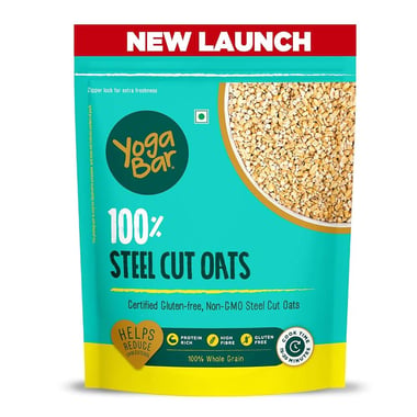 Yogabar 100% Steel Cut Oats, 750 g Unflavoured