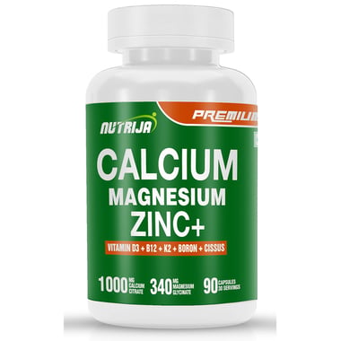 NutriJa Calcium Magnesium Zinc+, 90 capsules Unflavoured