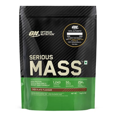 ON (Optimum Nutrition) Serious Mass,  2.2 lb  Chocolate 