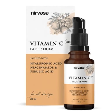 Nirvasa Vitamin C Face Serum,  30 ml  for All Skin Types 