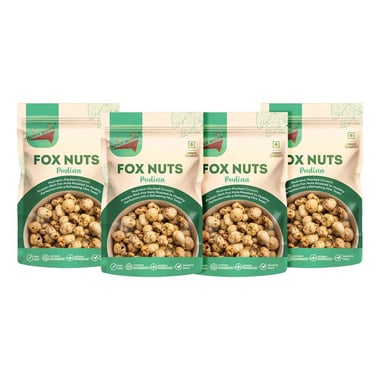 TOKU MOKU Roasted Makhana,  Pudina (Pack of 4)  55 g 