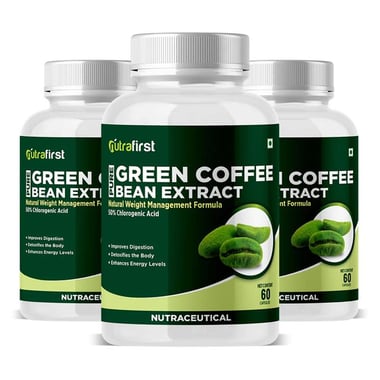 NutraFirst Pure Green Coffee Bean Extract, 180 capsules