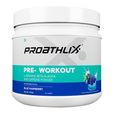 Proathlix Pre-Workout, 0.88 lb Blue Raspberry