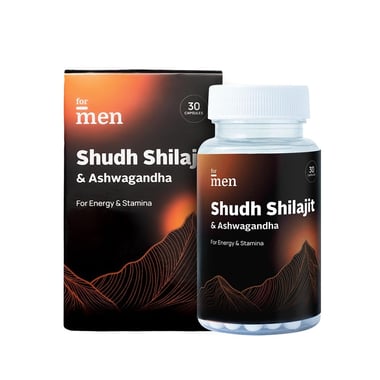 ForMen Shudh Shilajit & Ashwagandha, 30 capsules