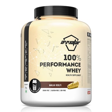 Avvatar 100% Performance Whey,  4.4 lb  Malai Kulfi 
