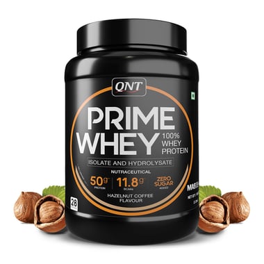 QNT Prime Whey, 2.2 lb Hazelnut Coffee