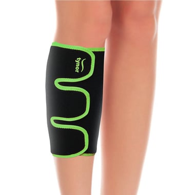 Tynor Shin & Calf Support Neo, Black with Green Universal