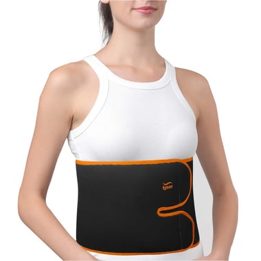 Tynor Abs Binder Adjustable (Neo), Universal Black/Orange