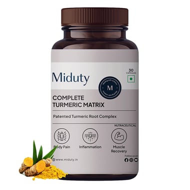 Miduty Complete Turmeric Matrix, 30 capsules