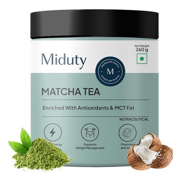 Miduty Matcha Tea, 260 g Vanilla-Cardamom