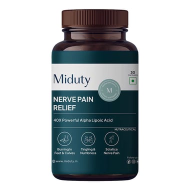 Miduty Nerve Pain Relief,  30 capsules 