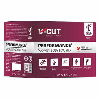 V-Cut Performance+ Women Body Booster, 15 sachets/pack