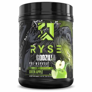 Ryse Godzilla Pre Workout, 1.59 lb Green Apple